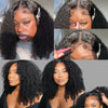 Kinky Curly Pre Cut Lace Glueless Pre Plucked Lace Frontal Wig