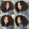 Kinky Curly Pre Cut Lace Glueless Pre Plucked Lace Frontal Wig