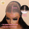 Honey Blonde Highlight Straight Short Lace Wigs