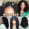 Kinky Curly V Part, Upgrade U Part Thin Natural Hair Wig