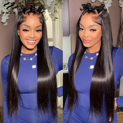 Straight Pre Plucked Lace Frontal Hair Wigs