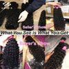 100% Curly Weave Human Hair Bundles Remy Hair