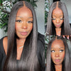 Yaki Straight Pre Everything Pre Bleached Lace Closure Wig