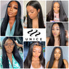 Beige Straight Lace Closure, Lace Front Pre Cut Pre Bleached Wig