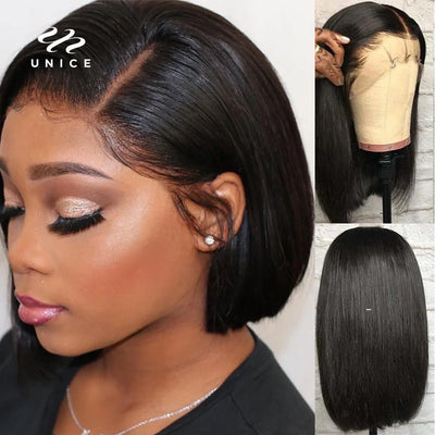 Straight Bob Lace Front Human Hair Wig