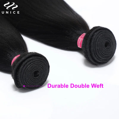 Yaki Straight Human Hair Bundles