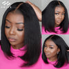 Yaki Straight Short Bob Pre Everything Lace Front Wig