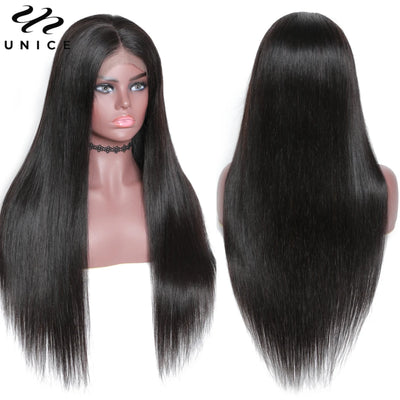 Straight Pre Plucked Lace Frontal Hair Wigs