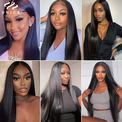 Straight Pre Plucked Lace Frontal Hair Wigs