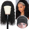 Human Hair Headband Water Wave Top Quality Wigs