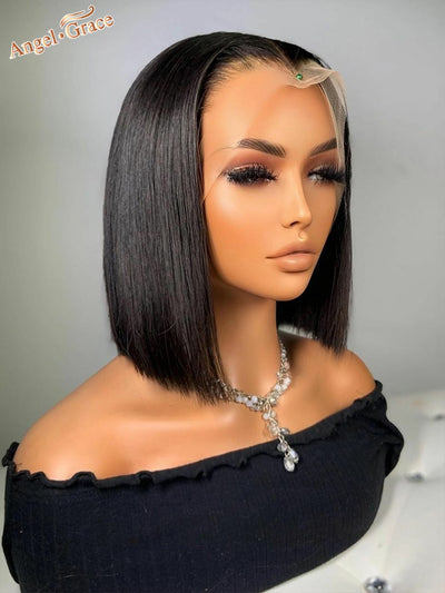 Short Bob Straight Lace Front Human Hair Wig